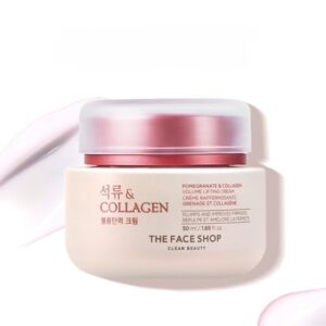 The Face Shop Collagen & Pomegranate Anti-Aging Face Cream | With 10% Marine Collagen & Pomegranate Extracts | Reduces Wrinkles, Firms Skin | For All Skin Types, 50ml  Amazon.in: Toys & Games