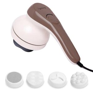Lifelong Full Body Massager Machine for Pain Relief | Body & Back Pain Relief Product | Handheld Electric Manipol Mini Massager | 5-Speed Settings | Best Gift for Women & Men (LLM270, Brown)  Amazon.in: Health & Personal Care