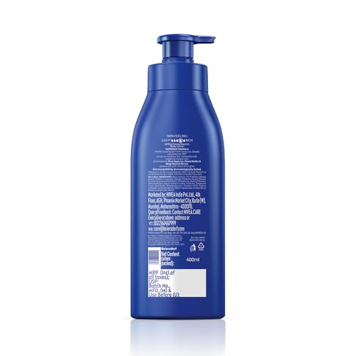 NIVEA Cocoa Nourish 400ml Body Lotion with Deep Moisture Serum| 72 H Moisturization | With Cocoa Butter & Coconut Oil | Non Greasy & Healthy Looking Skin |For Very Dry Skin Amazon.in: Fashion - Image 11