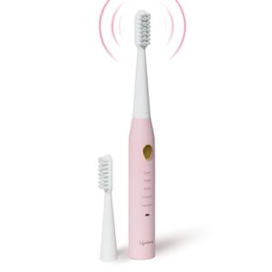 Lifelong Rechargeable Toothbrush for Adults - Smart Brush with 5 Cleaning Modes & Smart Auto Shut-Off - Waterproof Electronic Toothbrush - 2 Electric Heads, 500mAh Long-Lasting Battery (Pink, LLDC135)  Amazon.in: Health & Personal Care