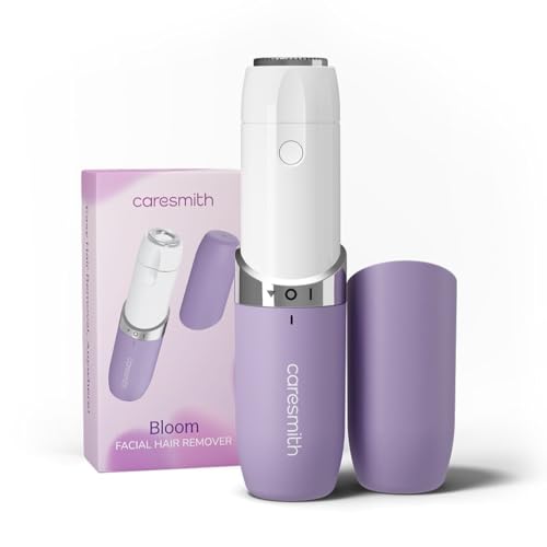 CARESMITH Bloom Facial Shaver | Women's Face Hair Remover | Upper Lip, Chin & Cheeks | Hypoallergenic Blades | 1 AA Battery Included, Purple Amazon.in: Health & Personal Care