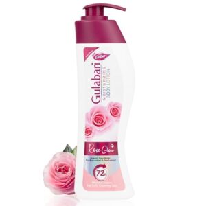 Buy Dabur Gulabari Moisturizing Body Lotion – 400 ml | For Men & Women | Dry Skin Care | With 100% Organic Rose Oil & Shea Butter | Dermatologically Tested | Paraben Free | 72 Hour Moisturisation Online at Low Prices in India - Amazon.in