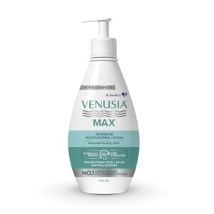 Buy Dr. Reddy's Venusia Max Intensive Moisturizing Lotion | Enriched with 4D Hyaluronic Acid & Polyglutamic Acid | Clinically Proven Deep Penetration for Long lasting hydration | For Face & Body | Moisture Lock with Shea, Cocoa, Mango, and Aloe Butter |No.1 Dermatologist Recommended Brand | Normal to Dry Skin | 500 g Online at Low Prices in India - Amazon.in
