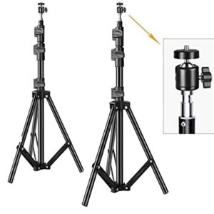 VEEPRO LS-250 Studio Essentials Lightweight Stand- Set of 2- Light Stands with Ball Heads & Carrying Bag, Black  Amazon.in: Electronics