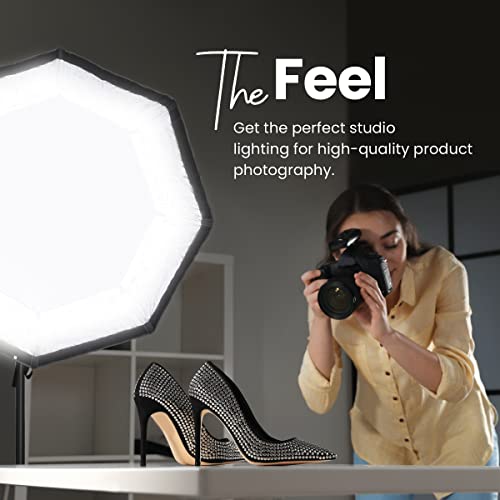 DIGITEK® (DSBH-065) Portable 65cm Octa Soft Box Kit with S2 Type Bracket, 2 White Diffuser, Silver Particle Baffle, Collapsible Nylon Cover, Carry Case, Compatible with Speedlights Amazon.in: Electronics - Image 5