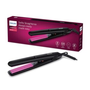Philips India's No.1 Hair Styling Brand Selfie Hair Straightener, Minimized Heat Damage,SilkPro Care, Ceramic Plates,Smooth Shiny Straight Hair, 210°C Temp, Salon like Result | For Indian Hair, HP8302  Amazon.in: Beauty