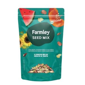 Farmley Seeds Mix, 160g each Edible Seed I Healthy Diet Snacks, omega-3s,dietary fiber | 100% Natural I Chia,Pumpkin,Flax,Watermelon and Sunflower Seeds.  Amazon.in: Grocery & Gourmet Foods