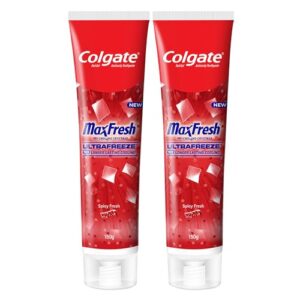 Buy Colgate Max Fresh Toothpaste, Red Gel Paste with Menthol For Tooth Decay Prevention, Cavity Protection, Gum Protection, Whitening, Eliminates Bad Breath (300g, 150g X 2, Spicy Fresh, Saver Pack) Online at Low Prices in India - Amazon.in