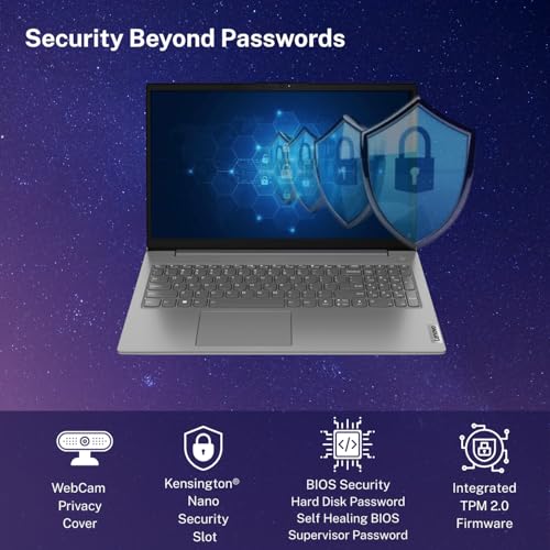 Lenovo V15 Intel Core i3 13th Gen (16GB RAM/512GB SSD/Windows 11 Home/Office 2024/Iron Grey) 15.6" FHD (1920x1080) Antiglare 250 Nits Thin & Light Laptop/1Y Onsite/1.65 kg, 83CCA08KIN Amazon.in: Electronics - Image 5