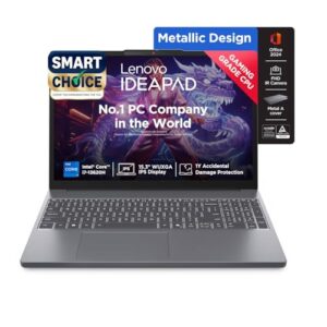 Lenovo Smartchoice Ideapad Slim 3, 13th Gen Intel Core i7 13620H, 16GB RAM, 512GB SSD, WUXGA IPS, 15.3"/38.8cm, Win 11, Office 2024, Top Metal Cover Grey, 1.6Kg, 83K100CJIN/S1IN, Backlit KB, Laptop  Amazon.in: Electronics