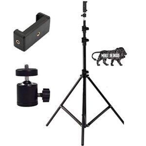 Buy MOBILITO Tripod Kit with 7 Ft Light Stand, Mobile Holder & Mini Ball Head for Indoor, Outdoor and Travel Photo Video Shoots Online at Low Prices in India - Amazon.in