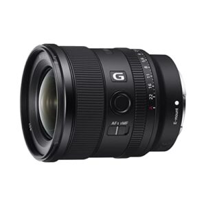 Sony E Mount Sony FE 20mm F1.8 G Full-Frame Lens (SEL20F18G) | Wide-Angle Prime | for Selfie Vlogging Amazon.in: Electronics