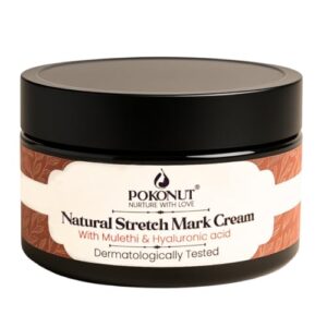 Pokonut Ayurvedic Stretch Mark Cream | Improves appearance of Fresh and Mature Stretch Marks | Infused with Hyaluronic Acid & Rosehip Oil | Natural and Cruelty-Free (50 gm, Pack of 1)  Amazon.in: Beauty