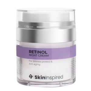 SkinInspired Retinol Night Cream For Wrinkles & Anti-Aging | Lightweight Cream for Age Spots, Fine Lines and Wrinkles | Anti Aging Cream For Women & Men | For All Skin Types | 50 g  Amazon.in: Beauty