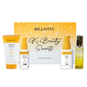 Bella Vita Luxury Dewy skin Trial Pack, Contains Facewash, Serum, Moisturizer & Bellavita Perfume| Improves Skin Texture | Brightens Skin |Korean Skincare| For All Skin Types|For Men & Women | Pack of 4  Amazon.in: Beauty