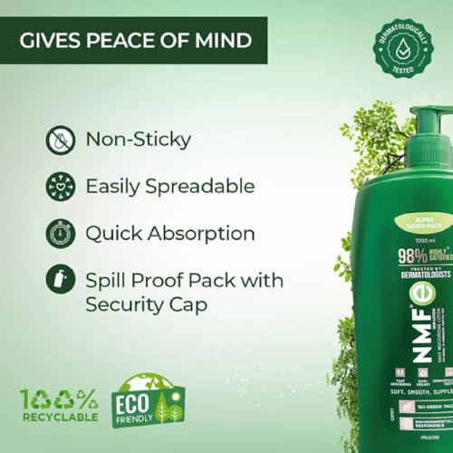 Buy NMFe Moisturising Lotion 1000 ml | Natural Moisturising Factors Quick Absorbing, Non Greasy and Easily Spreadable | For Men and Women Both Online at Low Prices in India - Amazon.in - Image 6