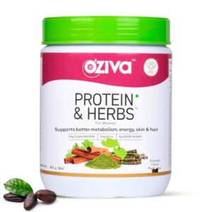 OZiva Protein & Herbs for Women, Chocolate, 16 Servings, 0g added Sugar  Amazon.in: Health & Personal Care