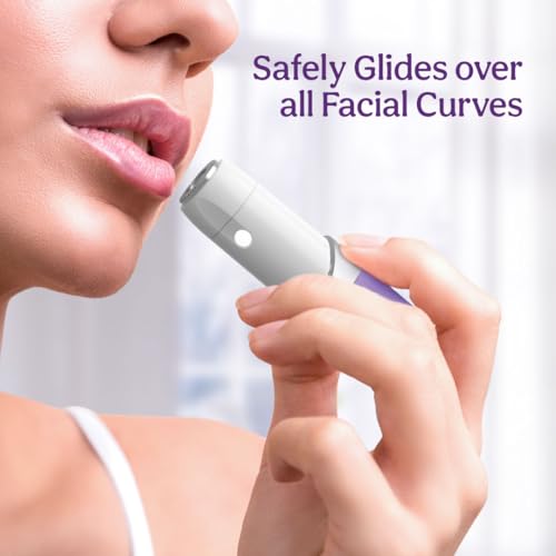 CARESMITH Bloom Facial Shaver | Women's Face Hair Remover | Upper Lip, Chin & Cheeks | Hypoallergenic Blades | 1 AA Battery Included, Purple Amazon.in: Health & Personal Care - Image 4