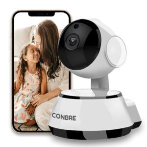 Buy Conbre RoboXR 2MP Full HD Smart Wi-Fi CCTV Home Security Camera for Home and Office | 360° with Pan Tilt | Two Way Communication | Motion Alert | Night Vision | SD Card (Upto 128 GB) Online at Low Prices in India - Amazon.in