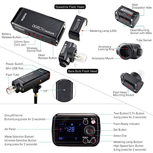 GODOX AD 200 Pocket Flash, Black Amazon.in: Electronics - Image 5