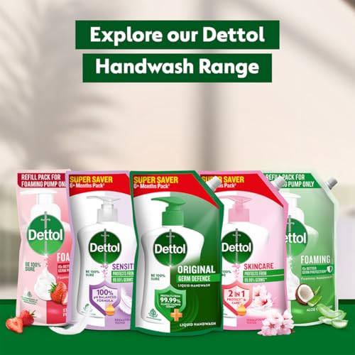 Dettol Liquid Handwash Refill - Original Hand Wash- 1350ml | Germ Defence Formula | 10x Better Germ Protection Amazon.in: Beauty - Image 6