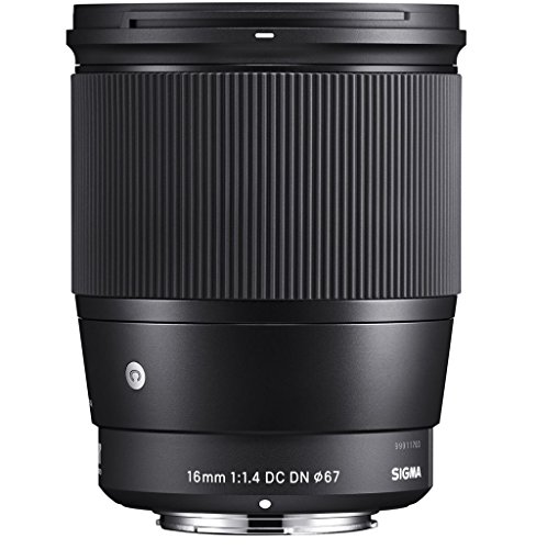 Sigma 16mm F/1.4 DC DN Contemporary Lens for Sony E Mount Mirrorless Cameras (APS- C Format, Black) Amazon.in: Electronics