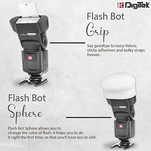 Buy DIGITEK DFB-002 Professional Speedlight Flash Bot & Modifier Kit with Diffuser, Sphere, Grid, Grip, Gel Mount, 8 Creative Gels & Wallet – Photography Lighting Accessory, Magmod Alternative Online at Low Prices in India - Amazon.in - Image 4