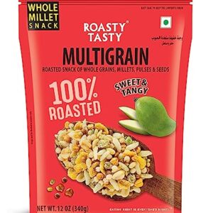 Roasty Tasty Multigrain Diet Mixture - Palm Oil Free for Kids - Millet Namkeen - Healthy Snacks for All - Roasted with Millets & Seeds - No Onion No Garlic Namkeens - 340 G  Amazon.in: Grocery & Gourmet Foods