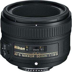Nikon Af-S Nikkor 50 Mm F/1.8G Prime Lens for DSLR Camera - Black  Amazon.in: Electronics