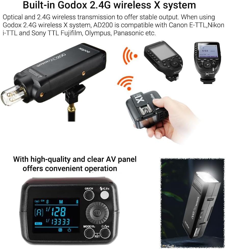 GODOX AD 200 Pocket Flash, Black Amazon.in: Electronics - Image 4