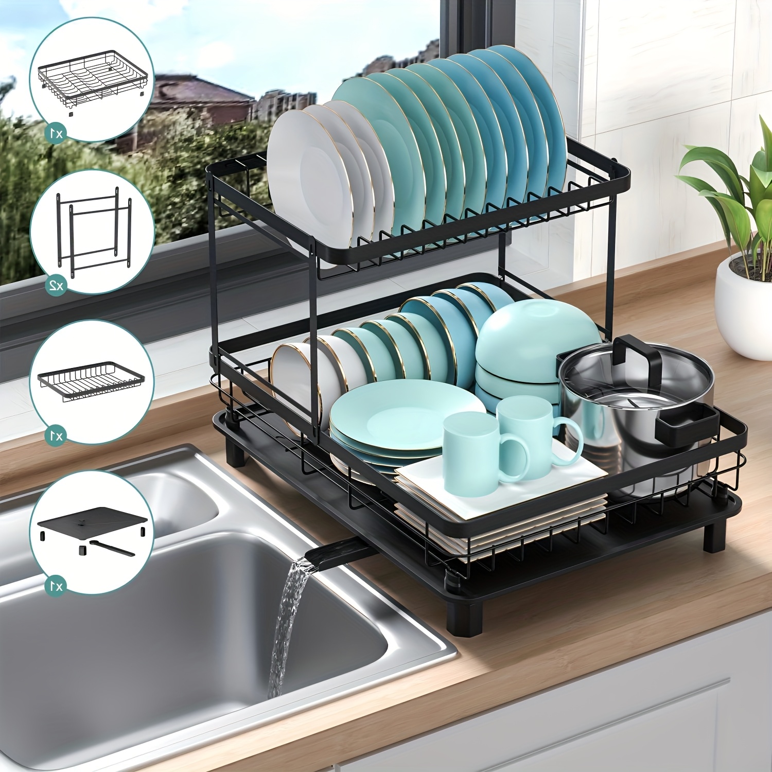 Large Dish Drying Rack