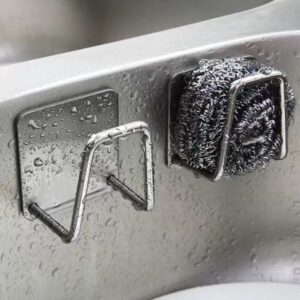 Stainless Steel Sponge Drain Rack Non-Punching Kitchen Sink Cover Steel