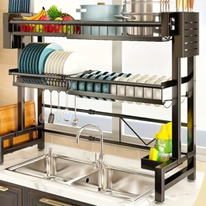 1 Heavy-Duty Double-Layer Expandable Storage Rack