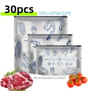 10/30 Thick Aluminum Foil Storage Bags Suitable For The Refrigerator