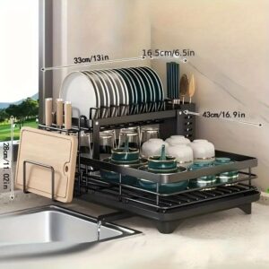2-Tier Dish Drying Rack