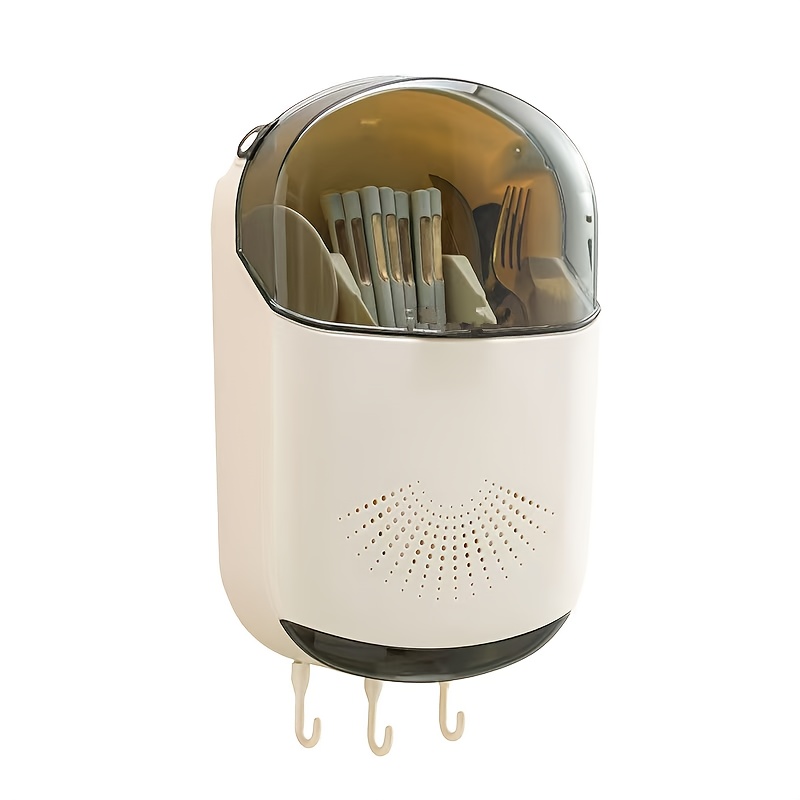 Wall-Mounted Kitchen Utensil Holder