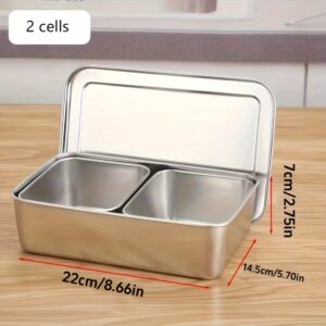 Multi-Purpose Thickened Stainless Steel Jelly Dessert Seasoning Box Container Set