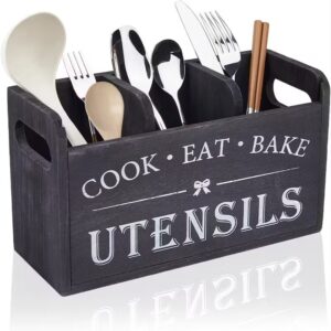 Large Rustic Wooden Kitchenware Rack