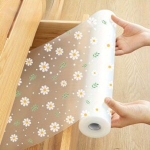 1Pc Floral Non-Slip Waterproof Drawer Mat