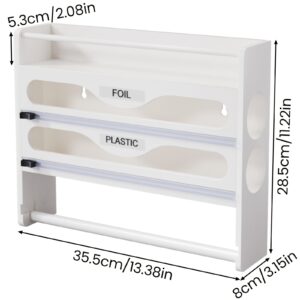 1Pc Bamboo Kitchen Paper Towel Holder