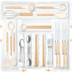9-Section Expandable Utensil Organizer