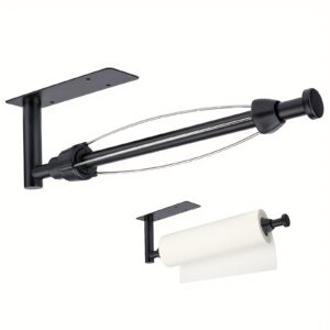 [Soft Closing Holder] Mount This Paper Towel Holder Under The