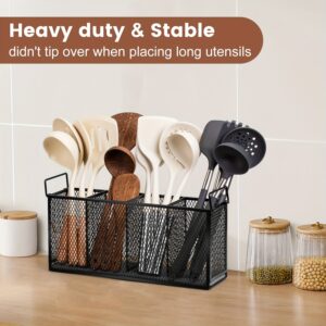 Wetheny Kitchen Utensil Holder With Diatomaceous Earth Base