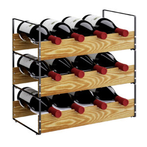 12 Bottle Wine Rack Freestanding