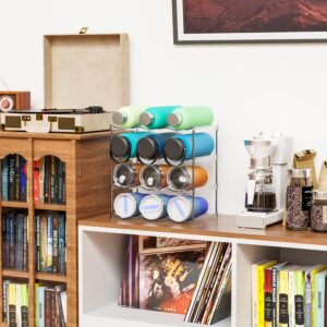 4-Tier Stackable Water Bottle Organizer