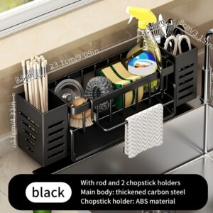 Black Sponge Holder For Kitchen Sink