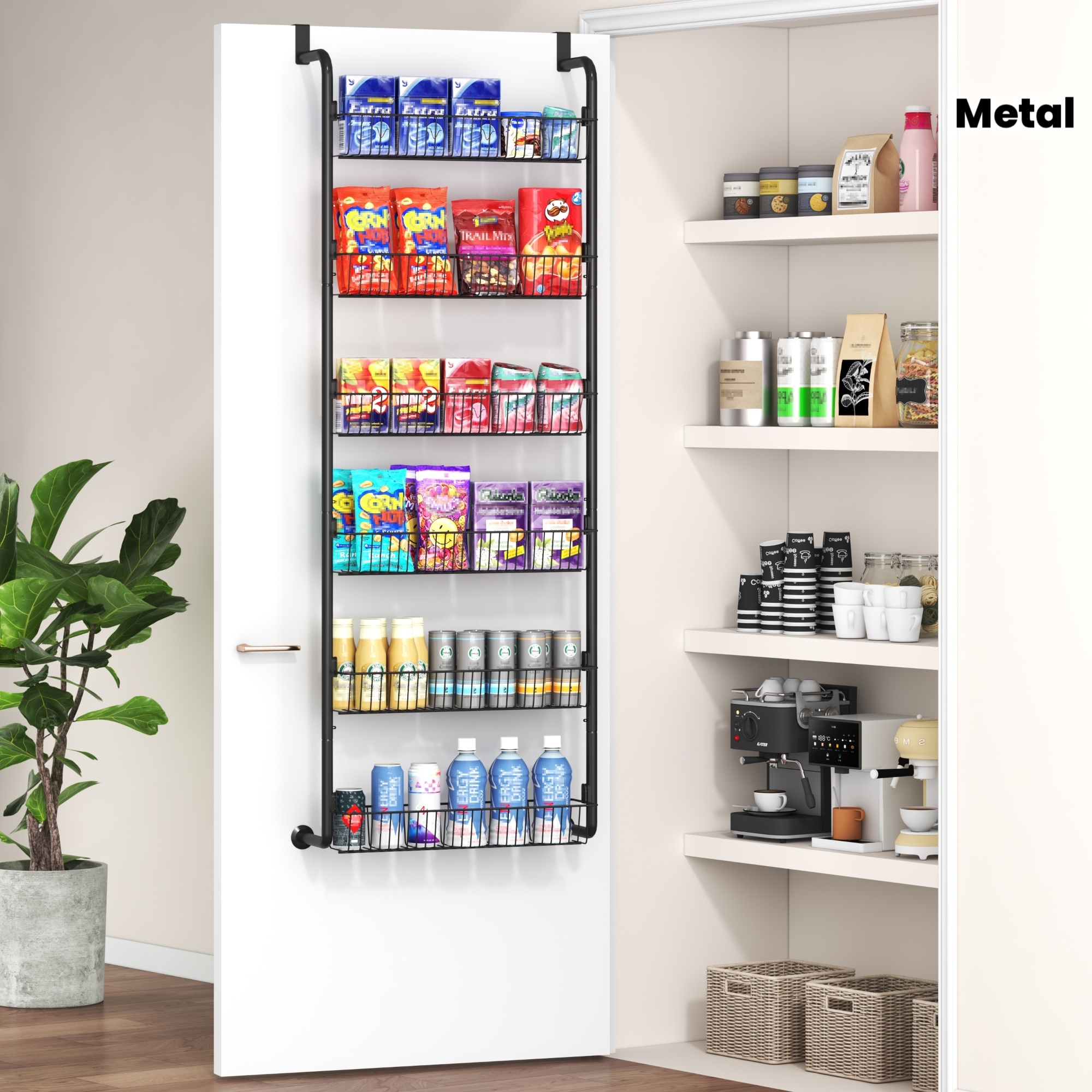 Door-Mounted Pantry Organizer