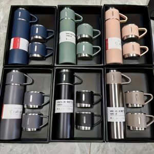 4Pcs Stainless Steel Insulated Bottle And Cup Set