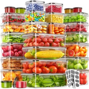 50Pcs Sealed Food Storage Container Set With Lids