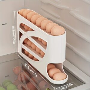 4-Tier Rolling Egg Holder
